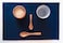 Akutana Navy Blue Placemats Set of 4 Double Layered Waterproof Place mats for Dining Table Outdoor Washable Table Mats for Kitchen Table Dinner Parties Wedding Decor Thanksgiving Halloween Christmas