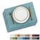 Home Brilliant Cloth Placemats Set of 4 for Holiday Dinner Linen Placemat Heat Resistant Dining Table Place Mats for Kitchen Table 13 x 19 inches Teal