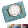 Home Brilliant Cloth Placemats Set of 4 for Holiday Dinner Linen Placemat Heat Resistant Dining Table Place Mats for Kitchen Table 13 x 19 inches Teal