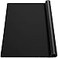 Ewen 256x177in Large Silicone Kitchen Counter Mat 2mm Thick Heat Resistant Countertop Protector Baking Silicone Mat under Air Fryer Toaster Oven Microwave Coffee Maker Cutting Board Drill Black
