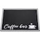 Sieral Stylish Bar Mat for Countertop 18 x 12 Inches 1 cm Thick Service Mat for Coffee Maker Kitchen Counter Dish Drying Spills Bar Accessories for Restaurants