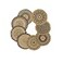 capasin CAPASIN Round Placemats Set of 8 Dining Winter Modern Dinner Braided Beige Boho Round Table and Fall Circle Placemats Boho Tssels Runner Kitchen Table Plate Mats Set of 8 Black 8
