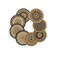 capasin CAPASIN Round Placemats Set of 8 Dining Winter Modern Dinner Braided Beige Boho Round Table and Fall Circle Placemats Boho Tssels Runner Kitchen Table Plate Mats Set of 8 Black 8