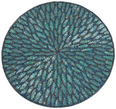 SARO LIFESTYLE Beaded Design Placemats