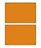 Max2co 236 by 157Flexible Silicone Placemat Non Slip Waterproof Heat Resistant Dinner Table Orange 2 PCS