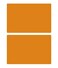 Max2co 236 by 157Flexible Silicone Placemat Non Slip Waterproof Heat Resistant Dinner Table Orange 2 PCS