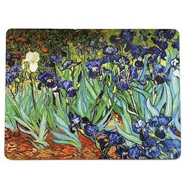 YAYIYO YaYiYo Cork Coaster Insulation Oil Painting Table Mats for DiningKitchen Table Placemat Set of 2 157 x 118 Inch