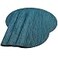 WAZAIGUR PlacematsRedA Imitation Bamboo Oval Woven Vinyl Heat Resistant Placemats Washable Table Mats for Kitchen Table Set of 4Blue
