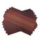 Gugrida Exquisite Woven Vinyl Placemats for Dining Table Heat Resistant PVC Table Mats Pack of 6 Red