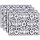 KAF Home Cork Placemats 16 x 12Inch Set of 4 Chateau Farmhouse Stencil
