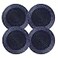 Light &amp; Lightnpro Farmhouse Beaded Placemats Set of 4 Round Table Chargers Decorative Handmade Beaded Placemats by Skilled Artisans Elegant Table Dcor for Dining Special Occasions 13 Inch Navy