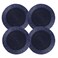 Light &amp; Lightnpro Farmhouse Beaded Placemats Set of 4 Round Table Chargers Decorative Handmade Beaded Placemats by Skilled Artisans Elegant Table Dcor for Dining Special Occasions 13 Inch Navy