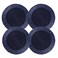 Light &amp; Lightnpro Farmhouse Beaded Placemats Set of 4 Round Table Chargers Decorative Handmade Beaded Placemats by Skilled Artisans Elegant Table Dcor for Dining Special Occasions 13 Inch Navy