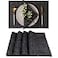 Spring Garden Black and White Dining Table Place Mats Home Farmhouse Washable Thick Heat Resistant Placemats for Kitchen 13 x 19 Inches Set of 4