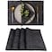 Spring Garden Black and White Dining Table Place Mats Home Farmhouse Washable Thick Heat Resistant Placemats for Kitchen 13 x 19 Inches Set of 4