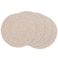 SHACOS Round Braided Placemats 15 inch Set of 4 Boho Woven Washable Kitchen Table Placemats for Home Wedding Party TBeige 4