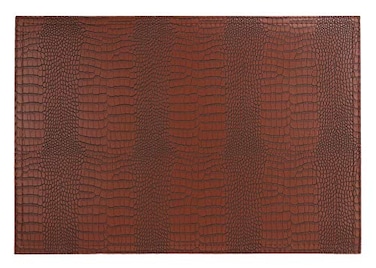 Jovono Faux Leather Placemats PU Table Mats Waterproof Stain Resistant Heat Resistant NonSlip Easy to Clean for Kitchen Dining Table Conference Table Brown