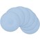 SHACOS Round Braided Placemats Set of 6 Round Table Mats for Dining Tables 15 inch Light Blue 6