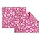 FUN KINS Funkins Reusable Cloth Placemats for Kids Lunch Boxes Reusable EcoFriendly 15x13 2ply Thick Absorbent Machine Washable Set of 2 Placemats Pink Butterflies