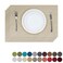 K KEVIN Kevin Textile Table Mats Set of 4 Heat Resistant Washable Placemats for Parties Buffet Dinner 13 x 19 inches Light Beige