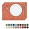 K KEVIN Set of 4 Fall Placemats by Kevin Textile Heat Resistant Dining Table Place Mats Kitchen Table Mats for Seasonal Autumn 13 x 19 Orange