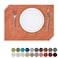 K KEVIN Set of 4 Fall Placemats by Kevin Textile Heat Resistant Dining Table Place Mats Kitchen Table Mats for Seasonal Autumn 13 x 19 Orange