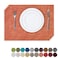 K KEVIN Set of 4 Fall Placemats by Kevin Textile Heat Resistant Dining Table Place Mats Kitchen Table Mats for Seasonal Autumn 13 x 19 Orange