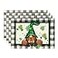 Artoid Mode Buffalo Plaid Gnome Shamrock St Patricks Day Placemats Set of 4 12x18 Inch Seasonal Spring Table Mats for Party Kitchen Dining Decoration