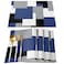 Futuregrace Navy Blue Placemats Set of 4Non Slip Washable Farmhouse Table Mats Set Black Abstract Art Patchwork Table Placemats for Kitchen Dining TableWedding Holiday Party Decoration
