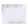 Augisteen 45 Pieces Silver Foil Paper Placemats White and Silver Dots Place Mats Disposable Decorative Paper Table Mats Rectangle Party Placemats for Birthday Wedding Baby Shower Party Dining Decor