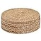 DD DEFINED Defined Deco Woven Placemats Set of 1012 Round Rattan PlacematsNatural HandWoven Water Hyacinth PlacematsFarmhouse Weave Place MatsRustic Braided Wicker Table Mats for Dining TableHomeWeddi