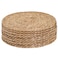 DD DEFINED Defined Deco Woven Placemats Set of 1012 Round Rattan PlacematsNatural HandWoven Water Hyacinth PlacematsFarmhouse Weave Place MatsRustic Braided Wicker Table Mats for Dining TableHomeWeddi