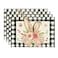 Artoid Mode Buffalo Plaid Bunny Ear Foot Flower Easter Placemats Set of 4 12x18 Inch Seasonal Spring Table Mats for Party Kitchen Dining Decoration