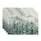 Artoid Mode Green Tree Snow Christmas Placemats Set of 4 12x18 Inch Seasonal Winter Table Mats for Party Kitchen Dining Decoration