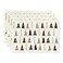 Artoid Mode White Xmas Tree Christmas Placemats Set of 4 12x18 Inch Winter Table Mats for Party Kitchen Dining Decoration