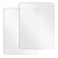salbsever 2pcs 157X118 in Plastic Placemats Matte Transparent Heat Resistant Washable Table Mats Wipeable Clear Table Mat Large Vinyl Placemats for TableDiningKitchenCraftingHard Plastic Table Protect