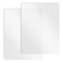 salbsever 2pcs 157X118 in Plastic Placemats Matte Transparent Heat Resistant Washable Table Mats Wipeable Clear Table Mat Large Vinyl Placemats for TableDiningKitchenCraftingHard Plastic Table Protect