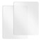 salbsever 2pcs 157X118 in Plastic Placemats Matte Transparent Heat Resistant Washable Table Mats Wipeable Clear Table Mat Large Vinyl Placemats for TableDiningKitchenCraftingHard Plastic Table Protect
