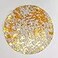 Snowkingdom 12 Pcs Black Gold Placemats Round Disposable Metallic Foil Doilies Glitter Mesh Table Mats for Fall Thanksgiving Christmas New Year Dinner Party Holiday Celebration Decorations