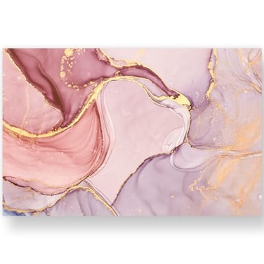 JarThenaAMCS 50 Sheets Marble Paper Placemats Pink Gold Marble Disposable Place Mats Decorative Rectangle Table Mats for Wedding Dining Party Table Decor Supplies 11 x 17 Inch