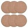 Live It Rustic Burlap Round Placemats 12 Diameter Burlap Circle Rustic Table Decorations Set of 6