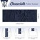 Lumaycens 12 Pack Navy Blue Table Runners 10Ft Cheesecloth Table Runner Rustic Gauze Table Runner Romantic Long Sheer Fabric Cheese Cloth Table Runner for Wedding Party Bridal Baby Shower