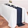 Lumaycens 12 Pack Navy Blue Table Runners 10Ft Cheesecloth Table Runner Rustic Gauze Table Runner Romantic Long Sheer Fabric Cheese Cloth Table Runner for Wedding Party Bridal Baby Shower