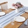 Pufogu 2 Pack 10Ft Baby Blue Chiffon Table Runner Sheer 29x120 Inch for Romantic Wedding Decor Bridal Baby Shower Birthday Rustic Party Decoration