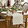 Artoid Mode Beige Xmas Tree Christmas Table Runner Seasonal Winter Kitchen Dining Table Decoration for Home Party Decor 13x120 Inch