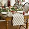 Artoid Mode Beige Xmas Tree Christmas Table Runner Seasonal Winter Kitchen Dining Table Decoration for Home Party Decor 13x120 Inch