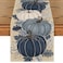 Artoid Mode Blue and White Porcelain Pumpkin Ink 210 GSM Fall Table Runner Seasonal Autumn Kitchen Dining Table Decoration for Home Party Decor 13x72 Inch
