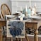 Artoid Mode Blue and White Porcelain Pumpkin Ink 210 GSM Fall Table Runner Seasonal Autumn Kitchen Dining Table Decoration for Home Party Decor 13x72 Inch