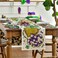 Artoid Mode Iris Jewellery Hearts Mardi Gras Table Runner Seasonal Kitchen Dining Table Decoration for Home Party Decor 13x72 Inch