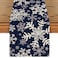 Artoid Mode Navy Blue Snowflakes Christmas Table Runner Seasonal Winter Holiday Kitchen Dining Table Decoration for Home Party Decor 13x72 Inch